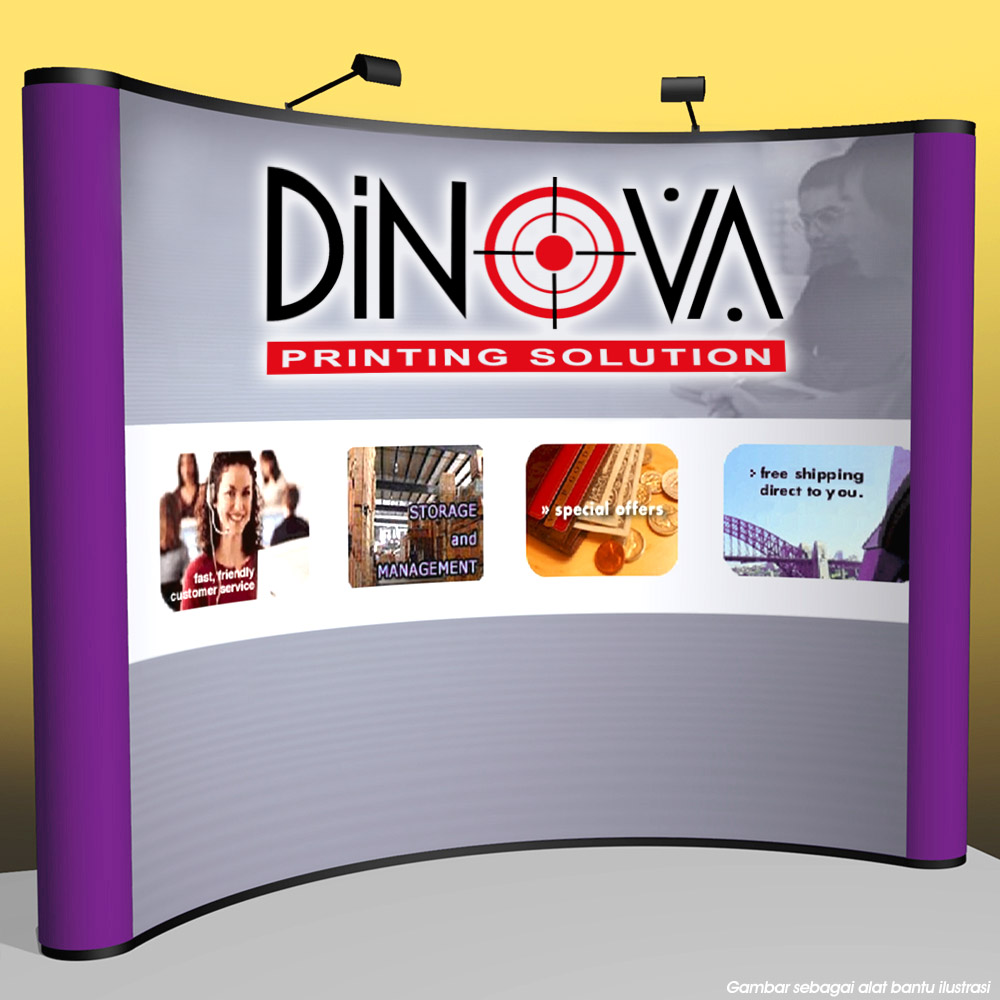 Wallpaper Stand Portable  ::[DINOVA Printing Solution 